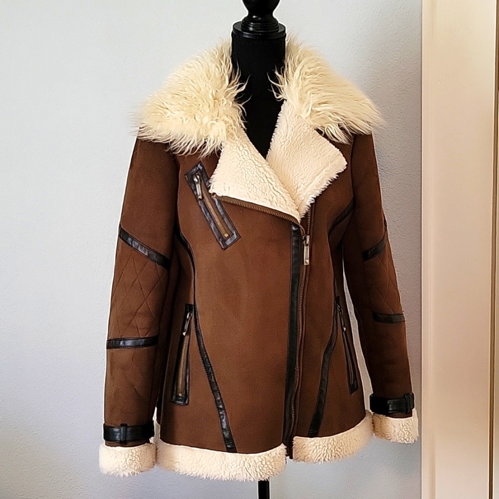 Michael Kors shearling coat